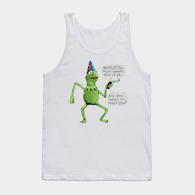 Yer A Wizard Kermit Tank Top by Morphimus